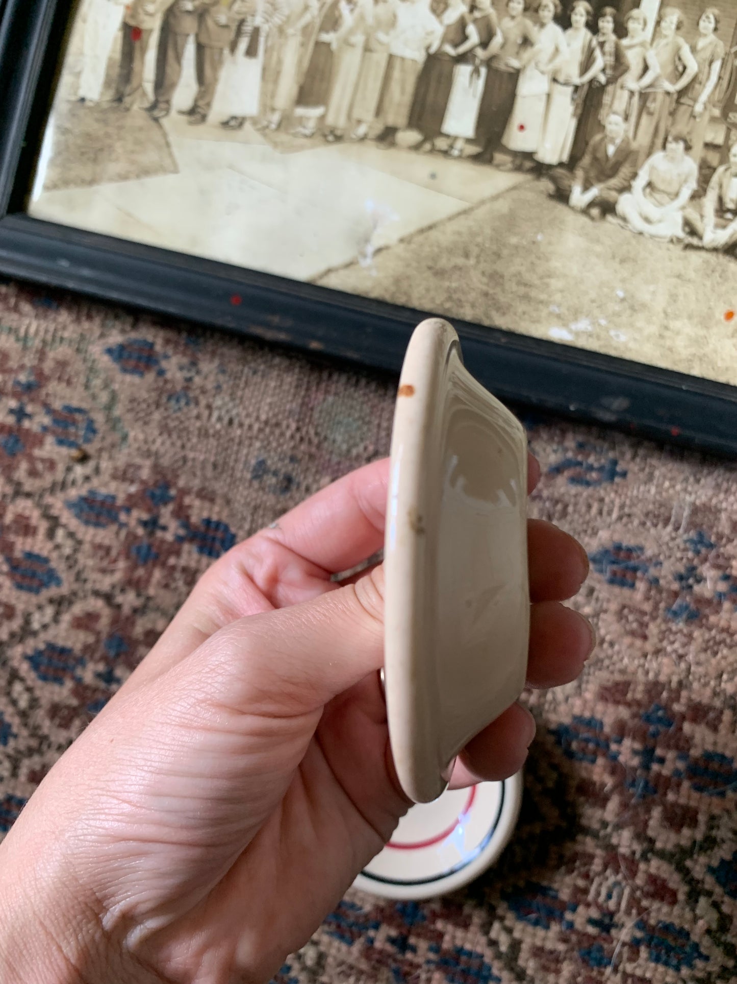 Vintage butter pat set