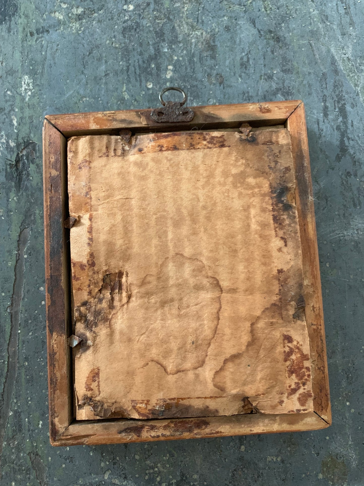 Vintage hand painted silhouette