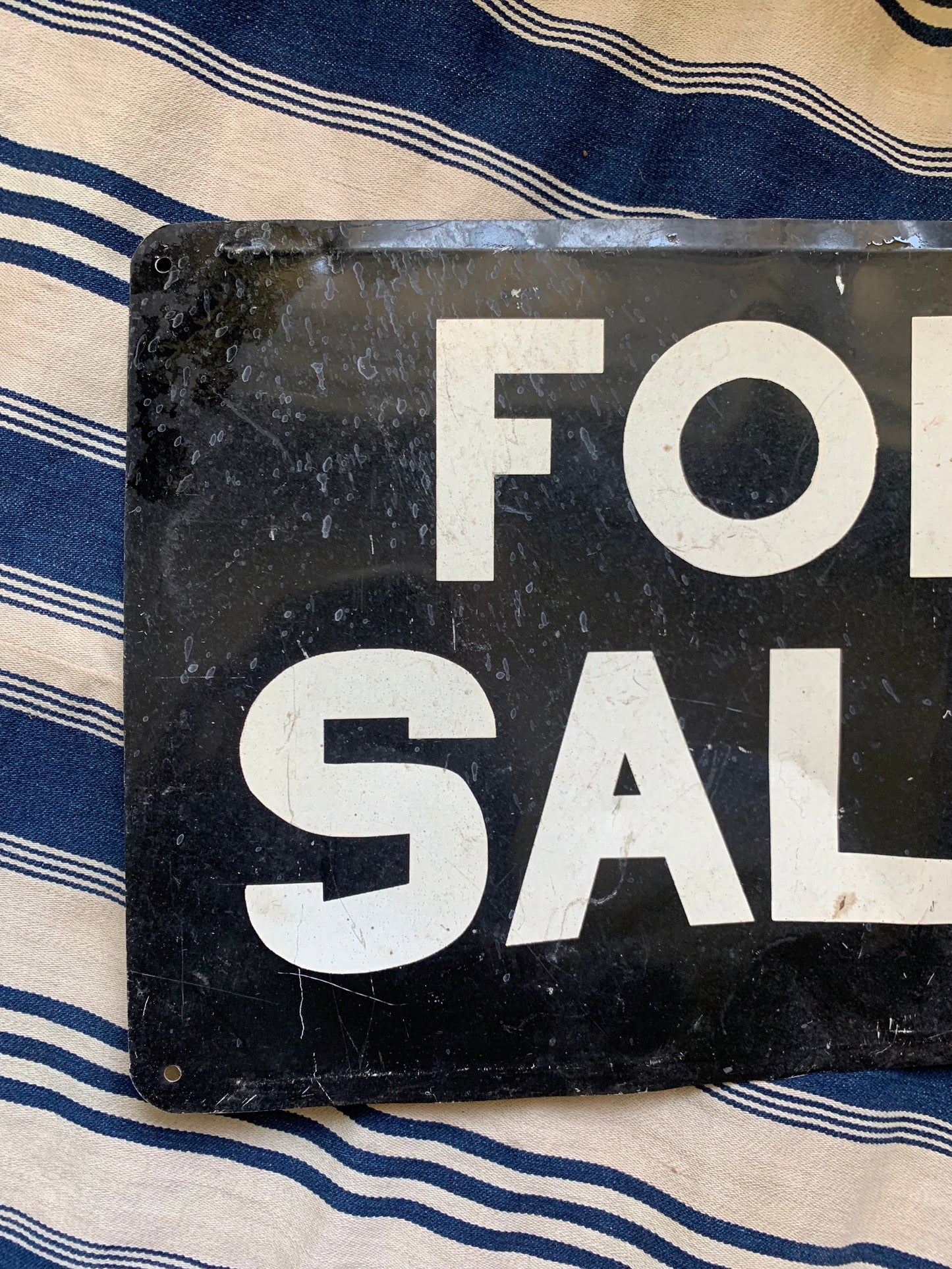 Vintage metal sign
