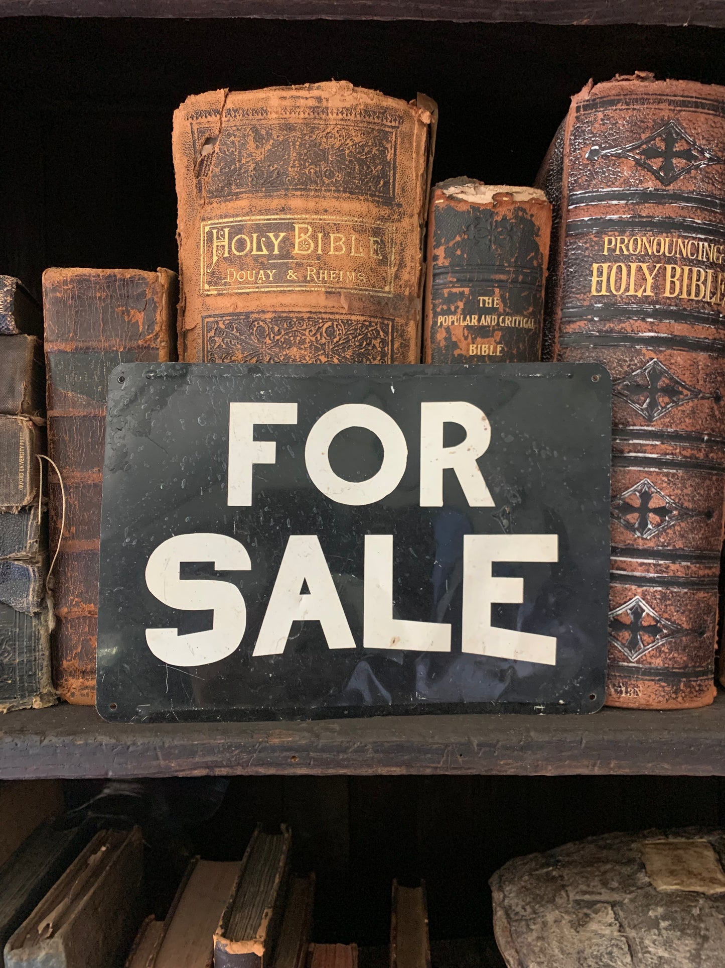 Vintage metal sign