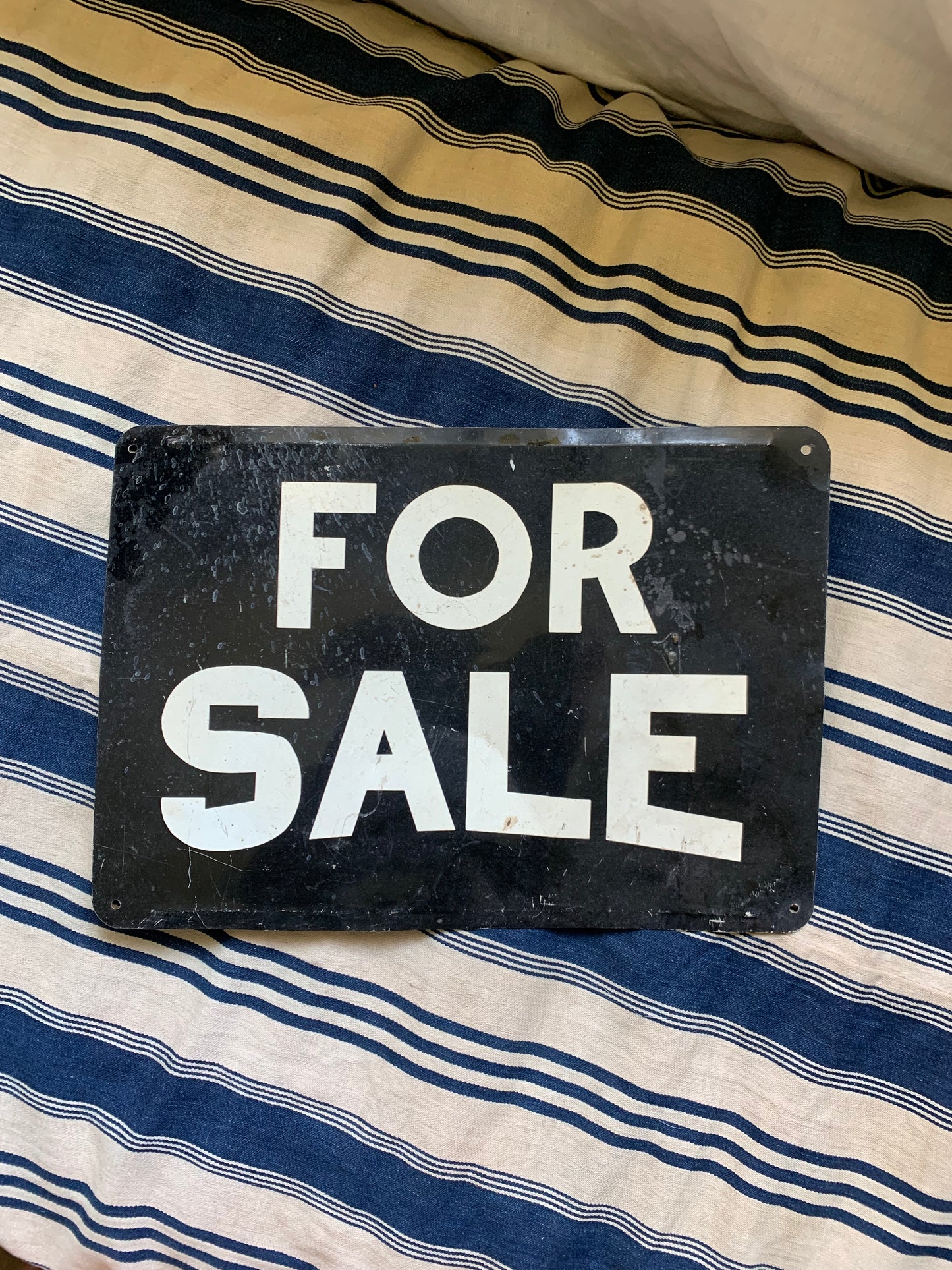 Vintage metal sign