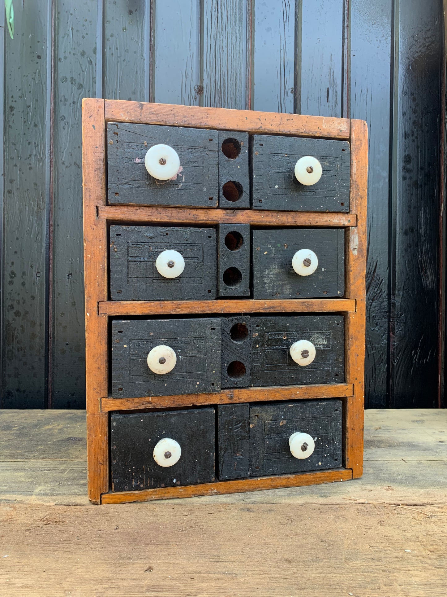 Antique handmade drawer cabinet