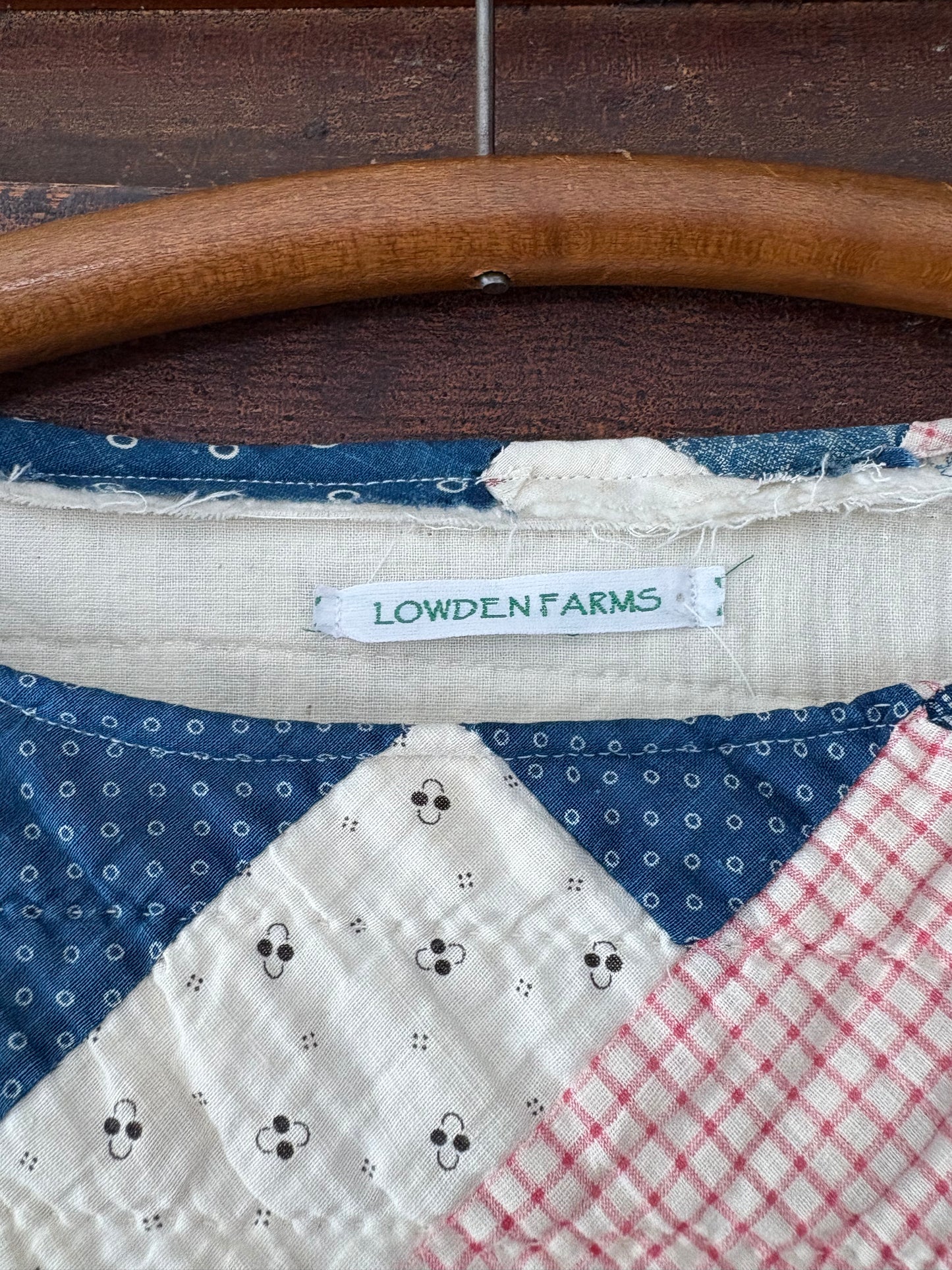 Vintage handmade quilt crewneck