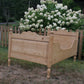 Antique English knotty pine sleigh bed | Twin