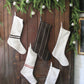 Antique Turkish rug handmade Christmas stockings