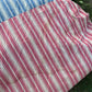 Vintage ticking stripe feather mattress