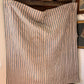 Rare Antique red & blue ticking mattress | wool filled