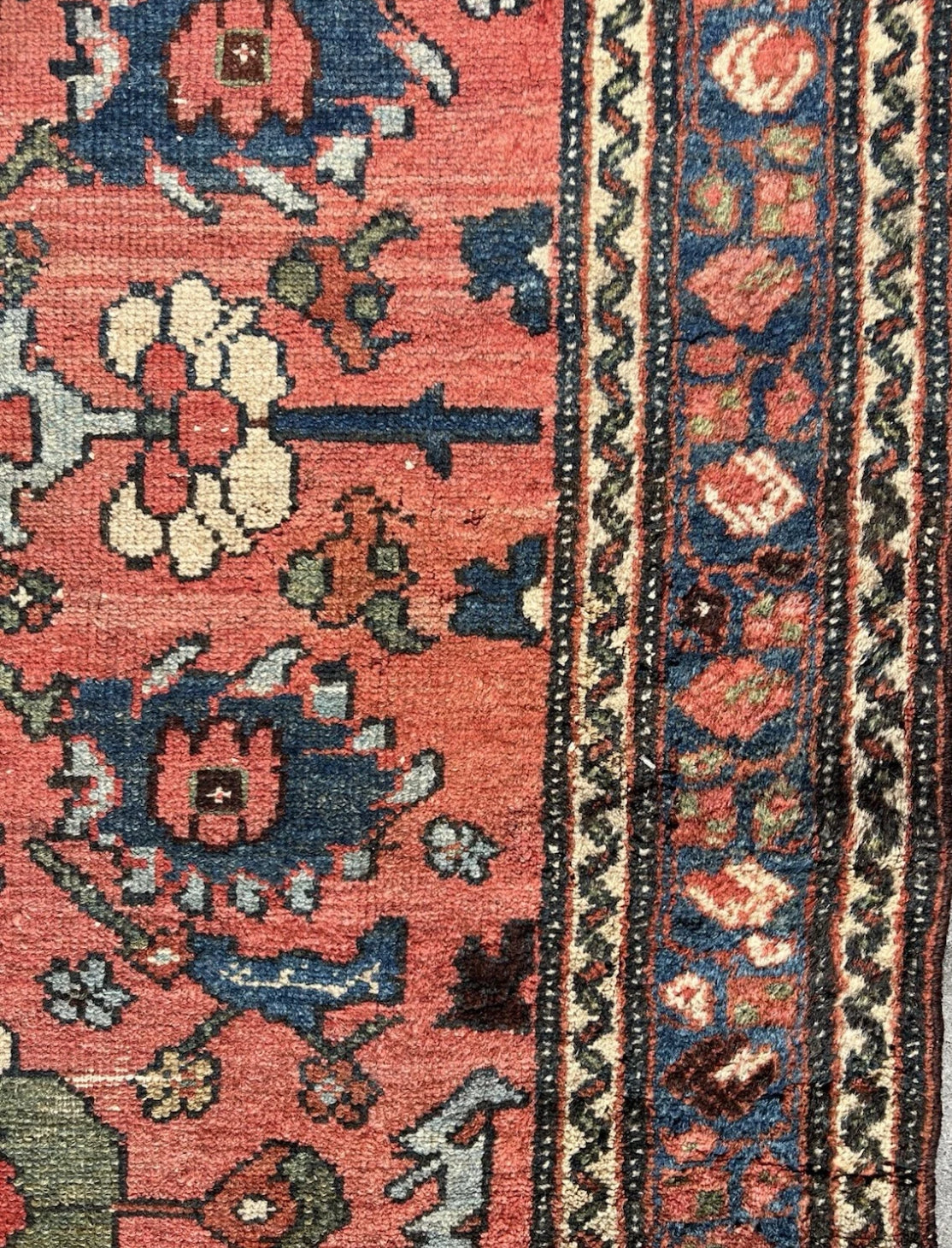 Antique Turkish rug 4x3
