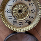 Vintage metal clock face