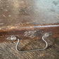 Antique wooden art box with supplies