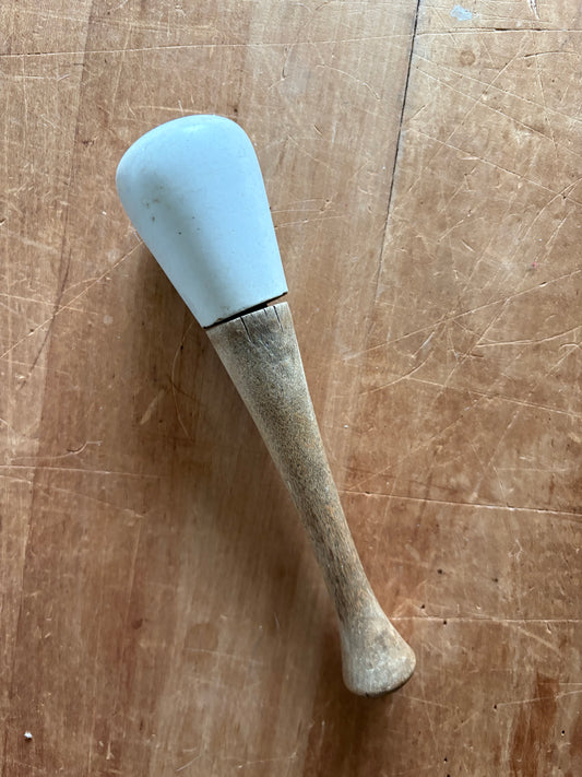 Antique pharmacy pestle size 2