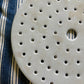 Vintage crazed porcelain drain plate