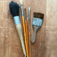 Vintage paint brush lot