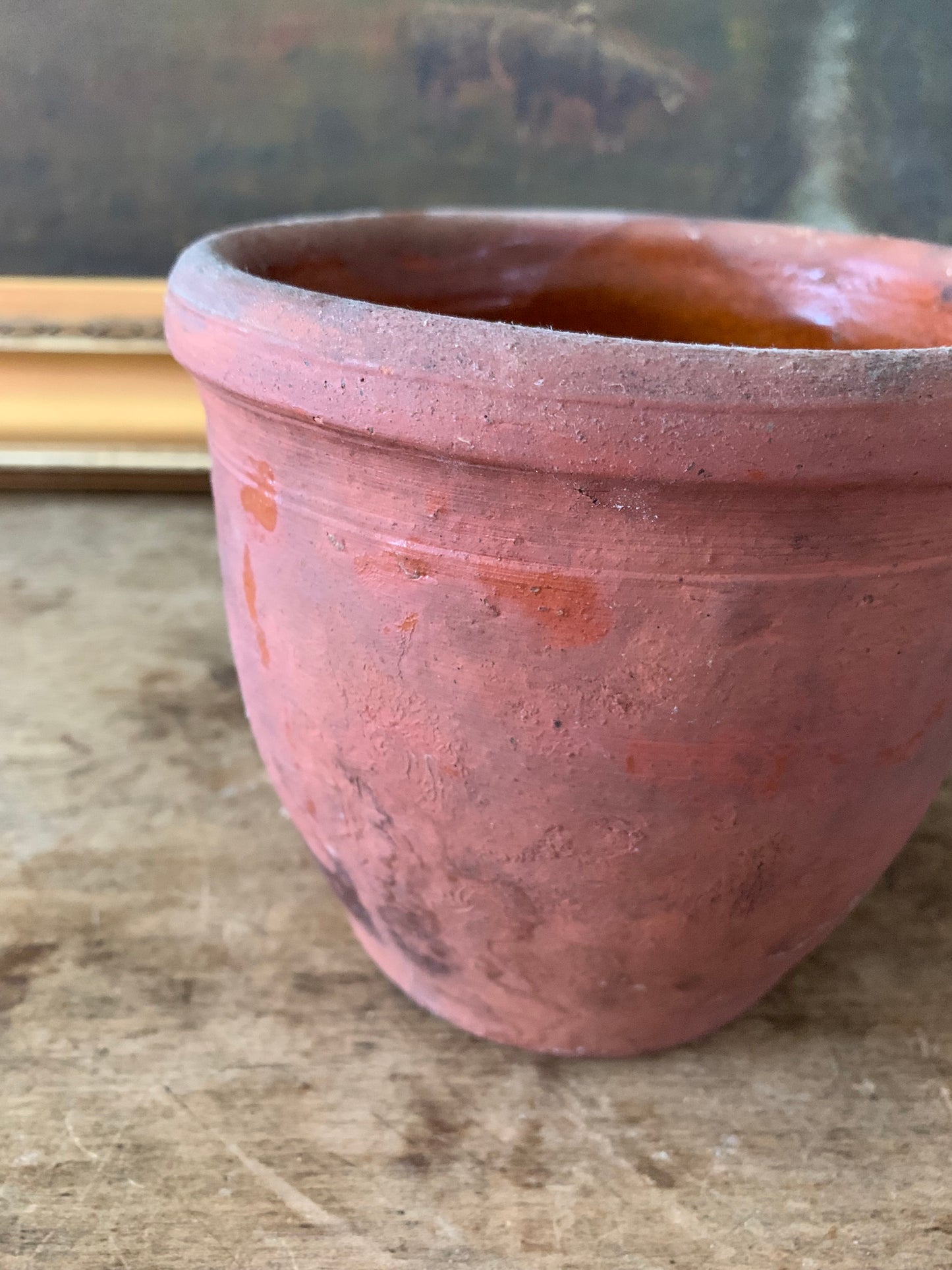 Antique terracotta pot