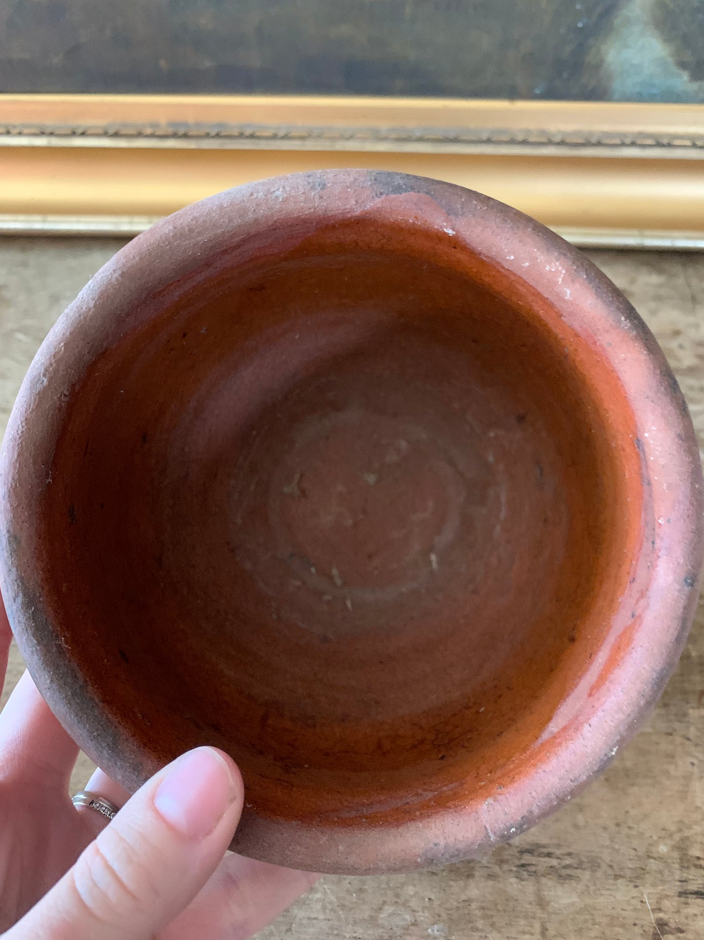 Antique terracotta pot