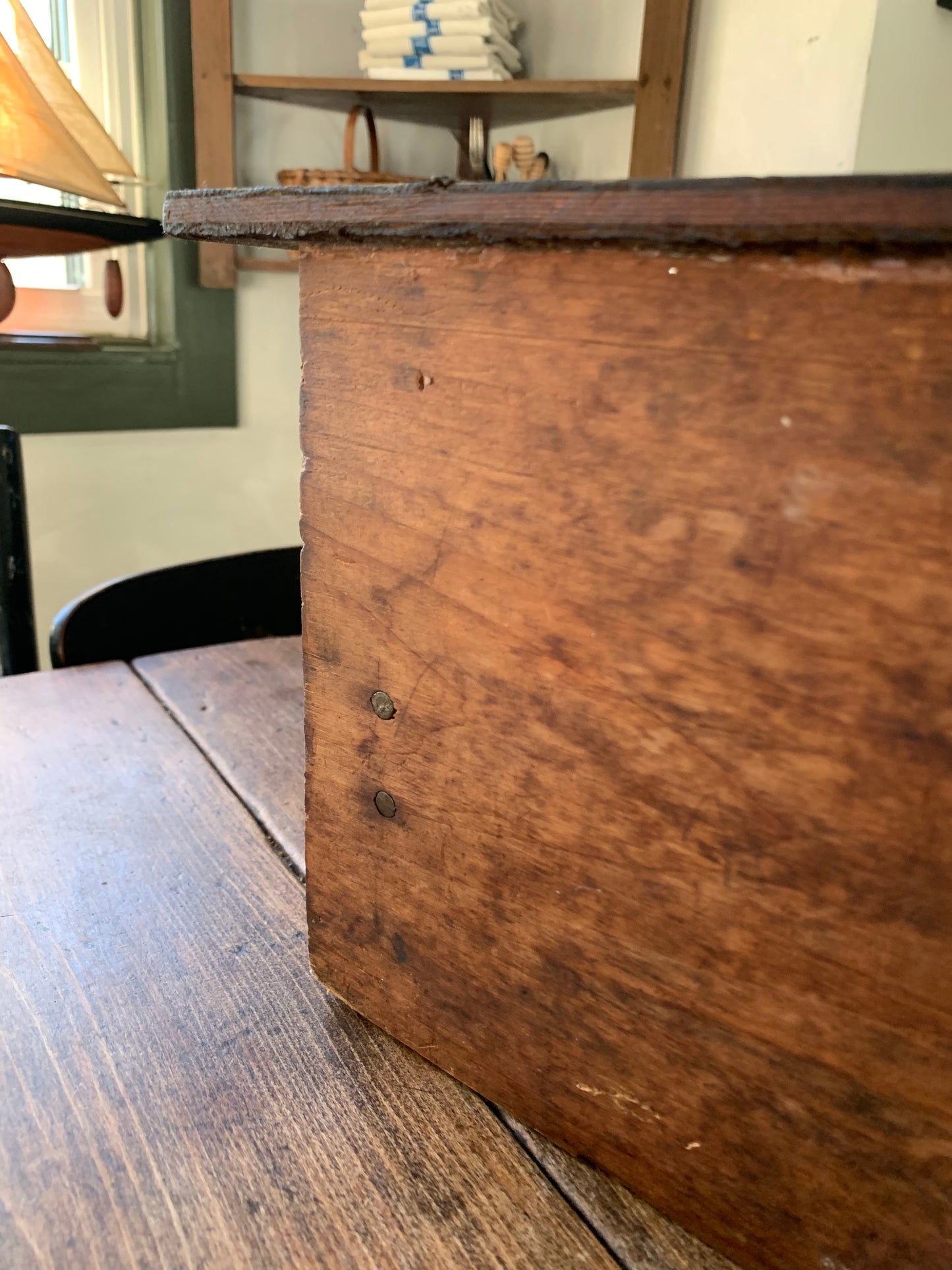 Vintage wooden stool