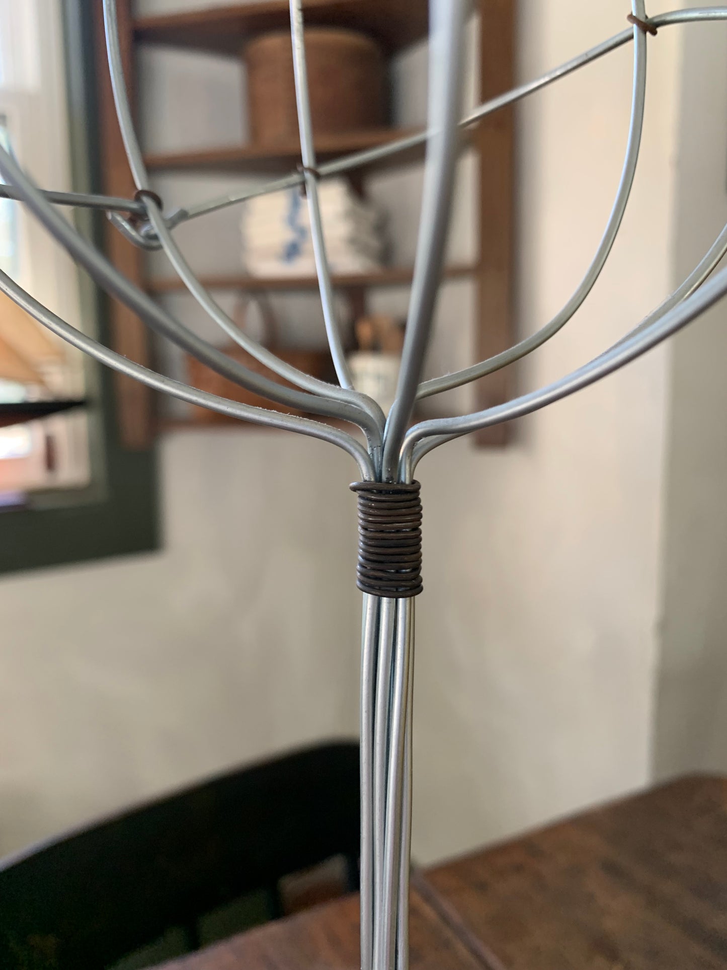 Vintage wire hat stand