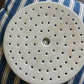 Vintage crazed porcelain drain plate