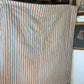 Rare Antique red & blue ticking mattress | wool filled