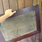 Antique oil painting on board landscape framed & signed