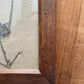 Antique wooden flower press