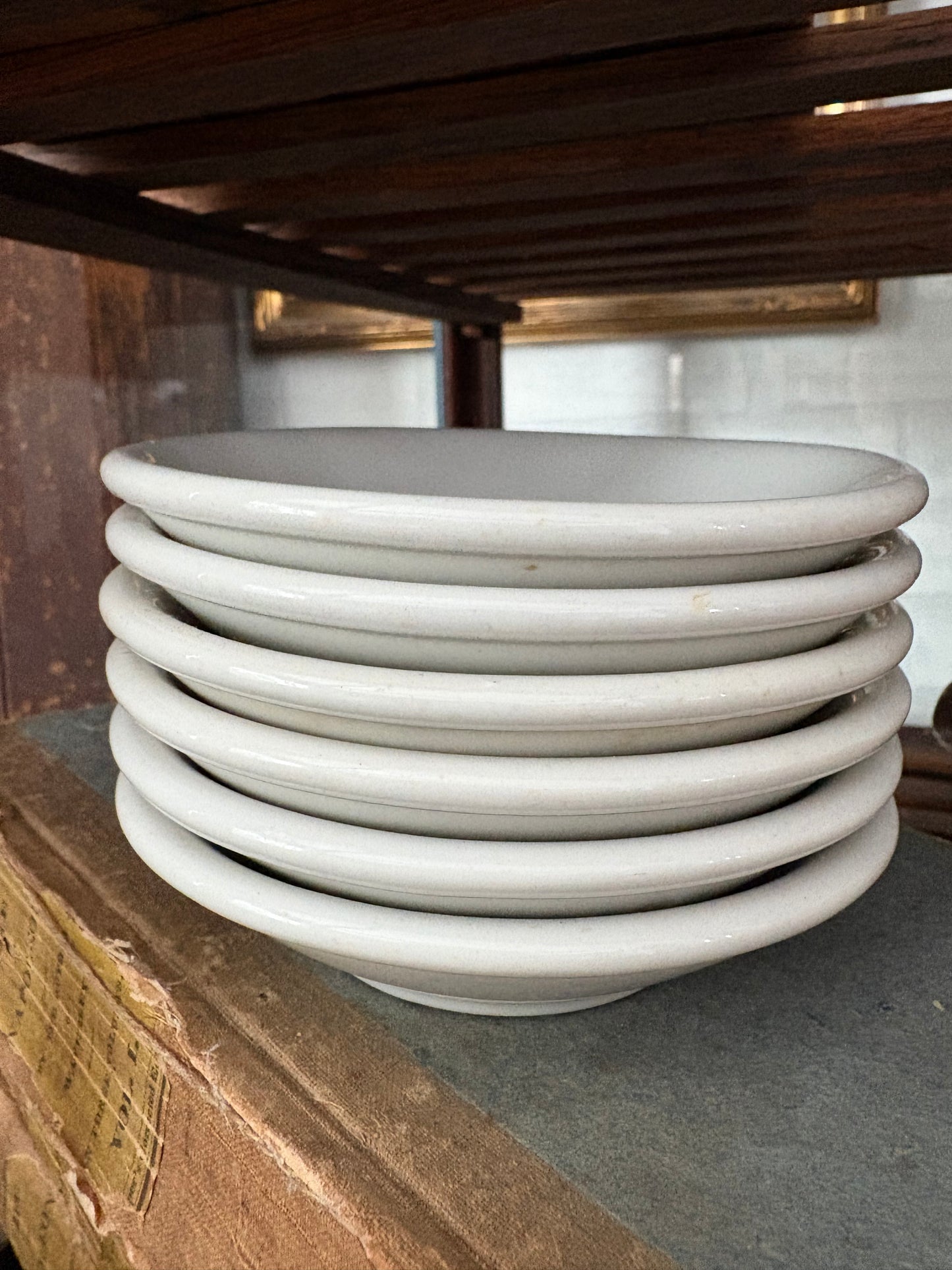 Vintage small stoneware plates