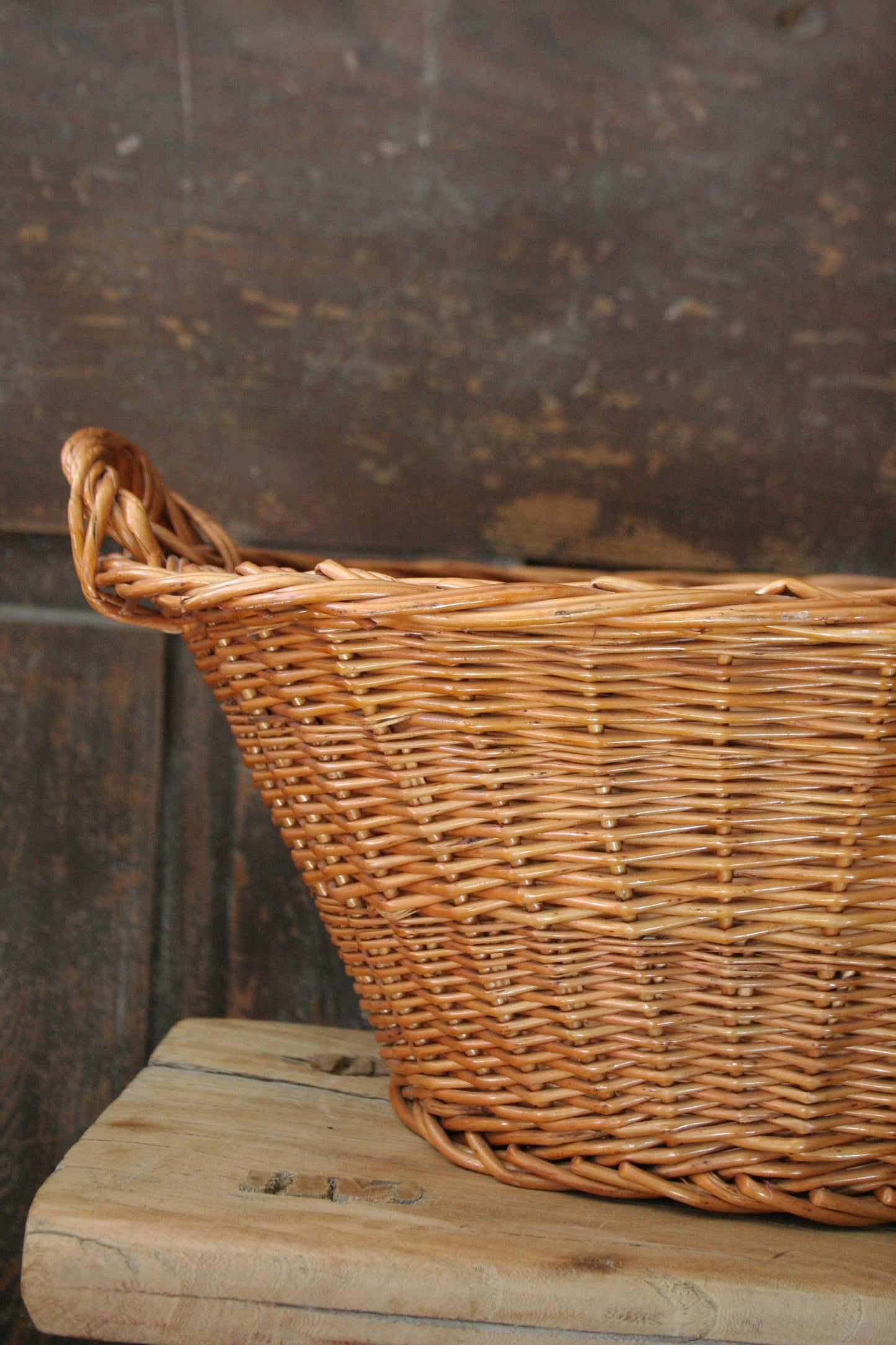 Vintage small French basket