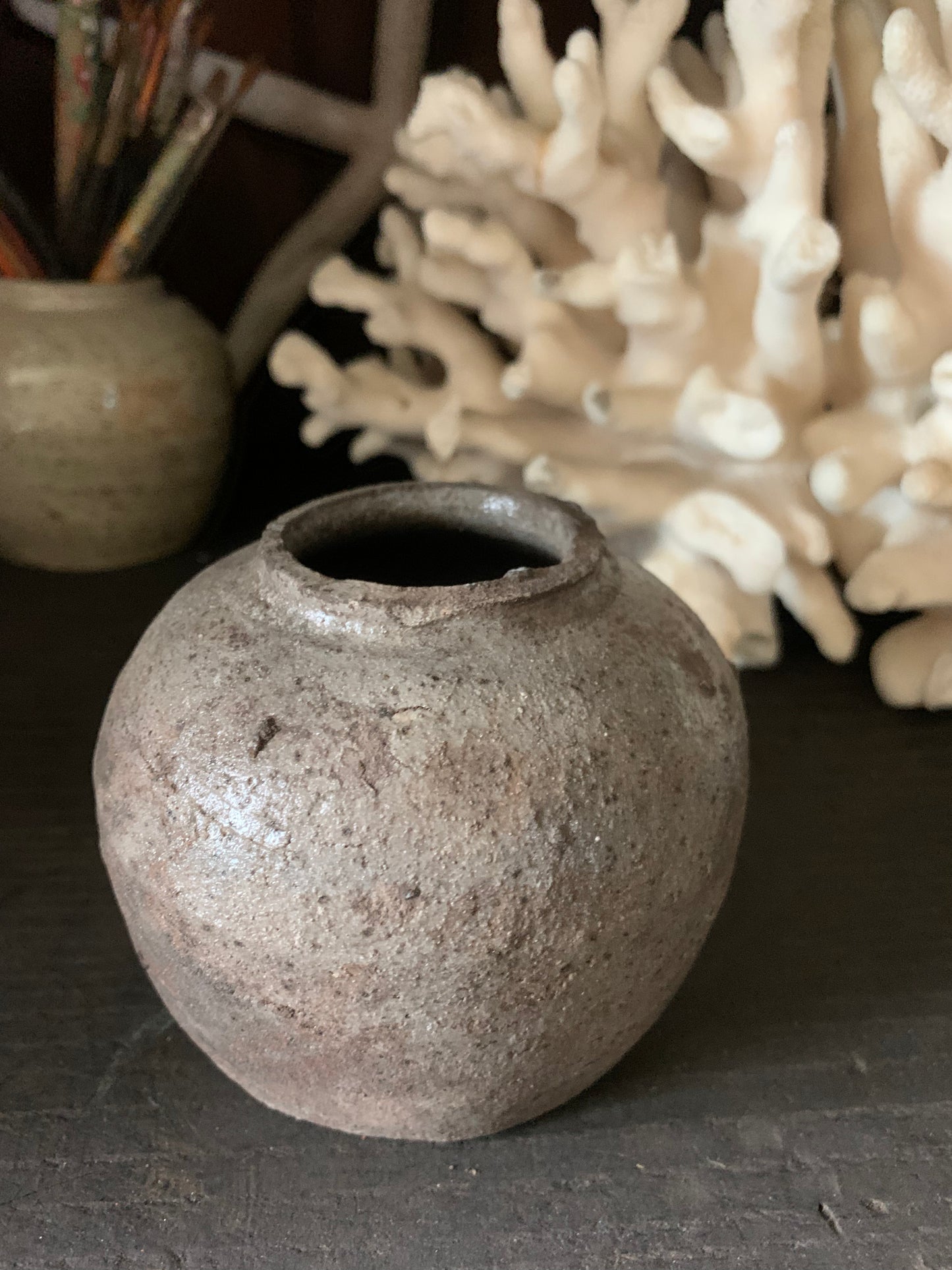 Vintage clay pot