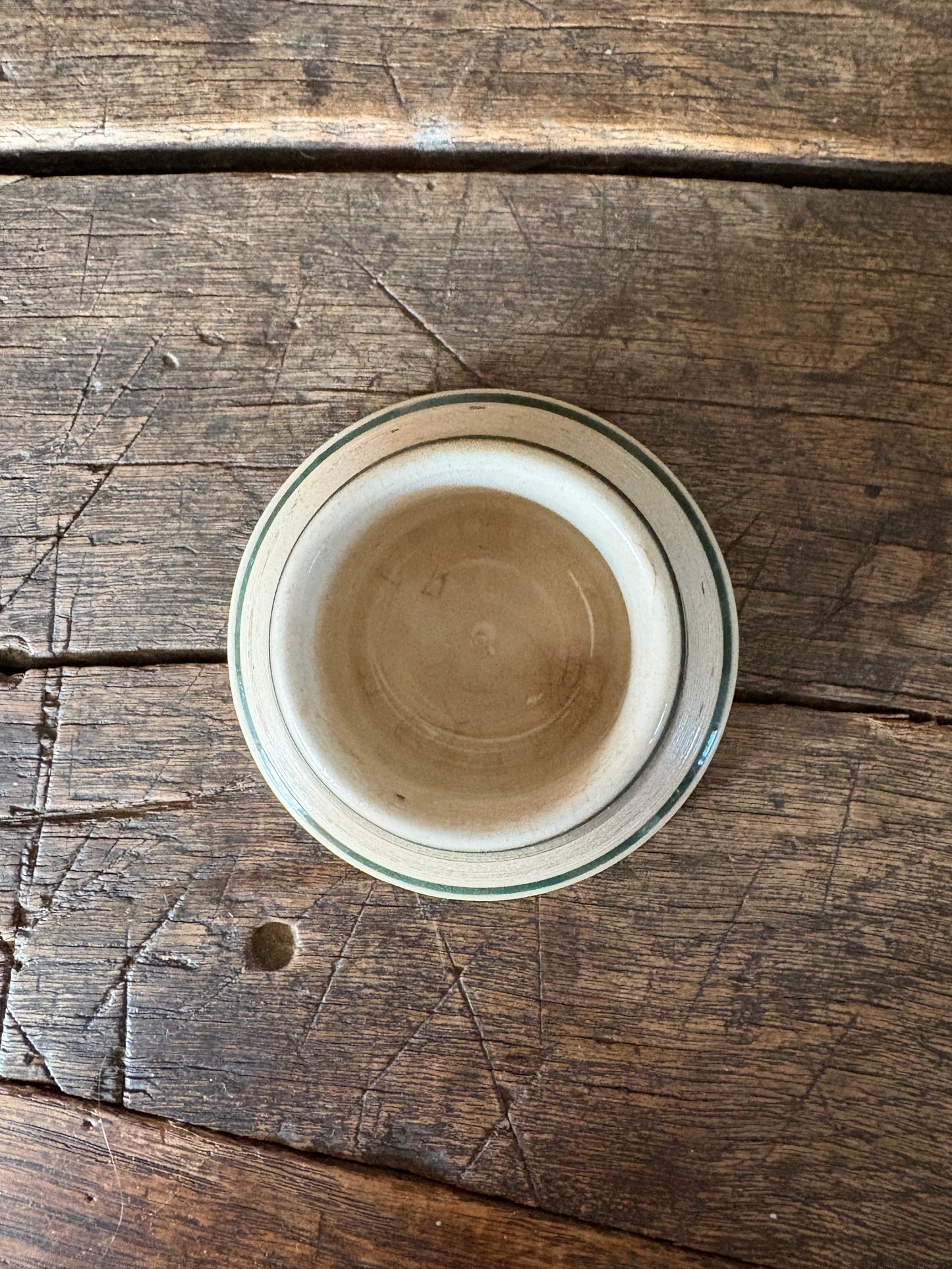 Antique ironstone match strike and holder