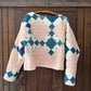 Vintage handmade quilt crewneck