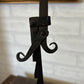 Antique wrought iron candle chandelier