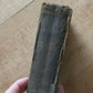 Antique HYMNS book 1800s with dried flowers
