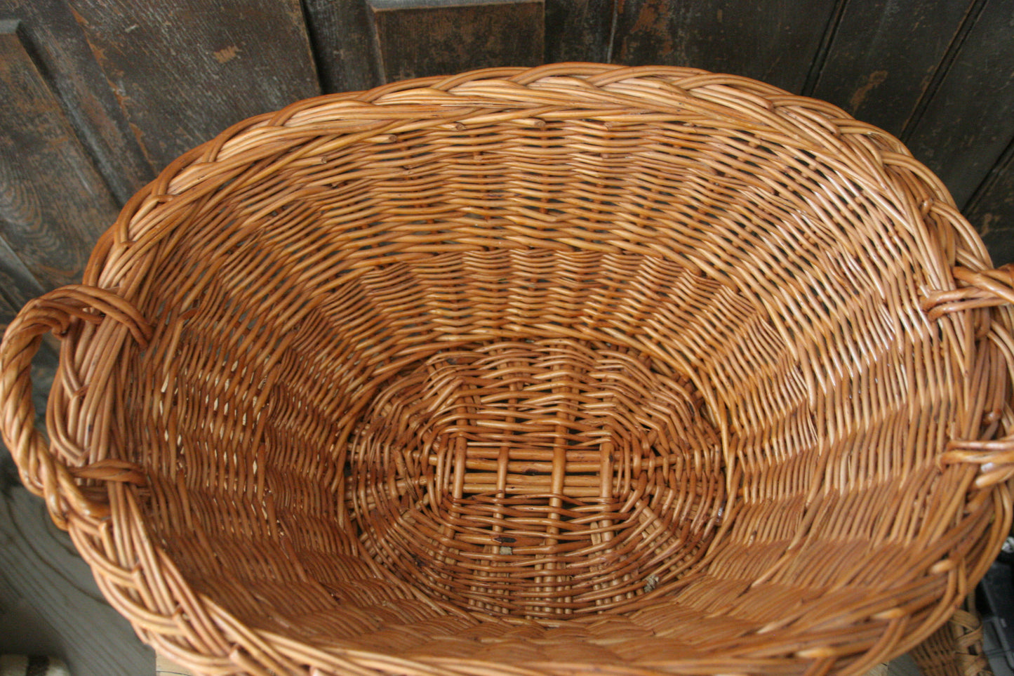 Vintage small French basket