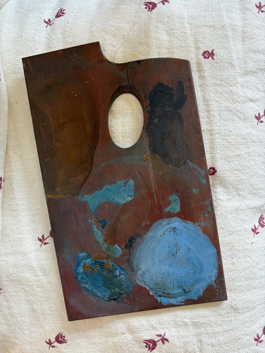 Antique art palette