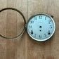 Vintage metal clock face