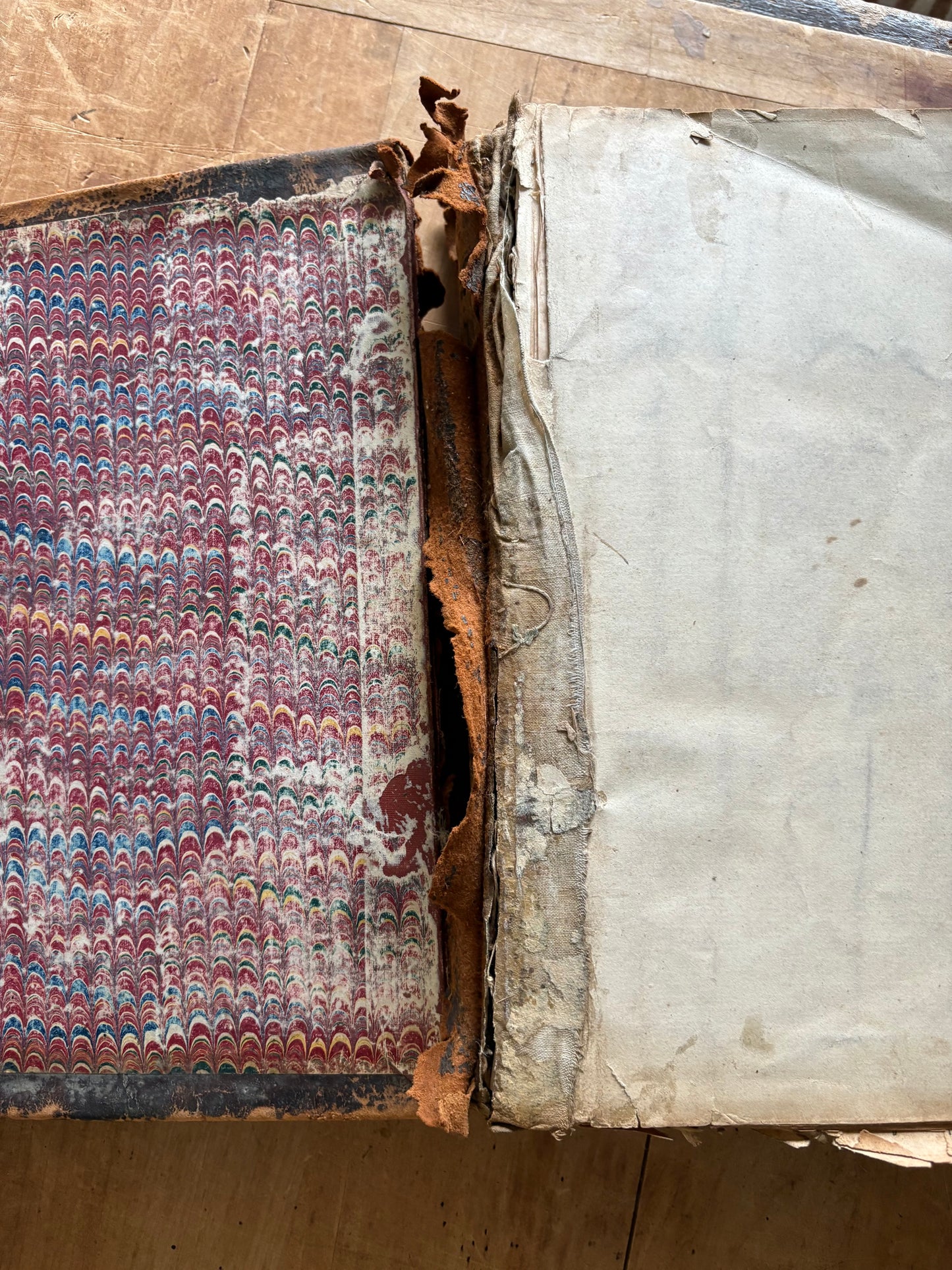 antique German family Bible