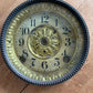 Vintage metal clock face