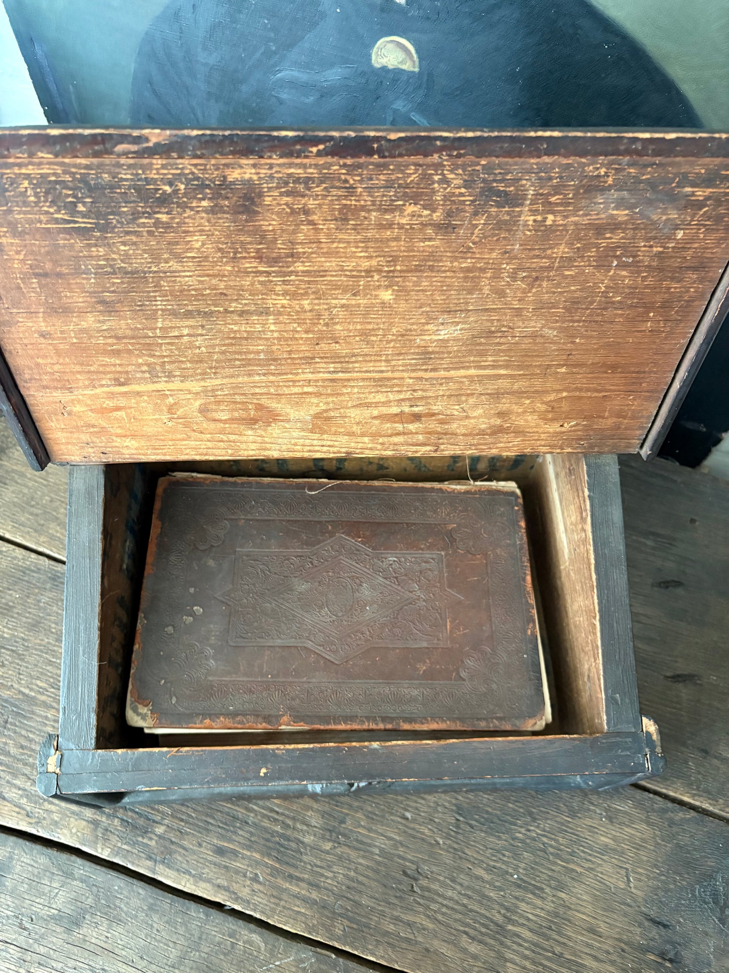 Antique bible & bible box