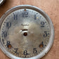 Vintage metal clock face set of two