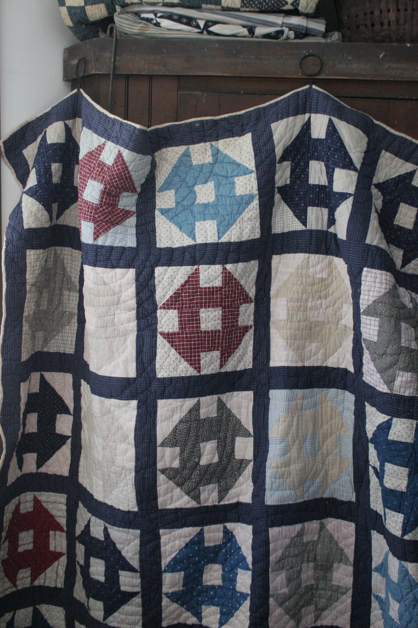 Antique monkey wrench quilt