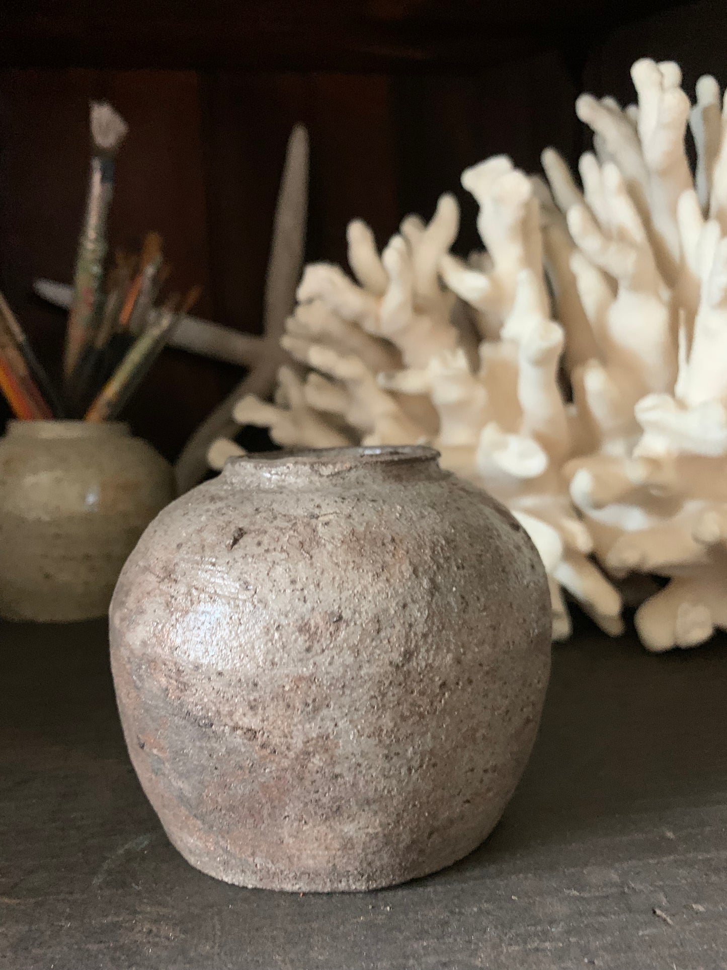 Vintage clay pot