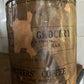 Antique galvanized coffee in with label