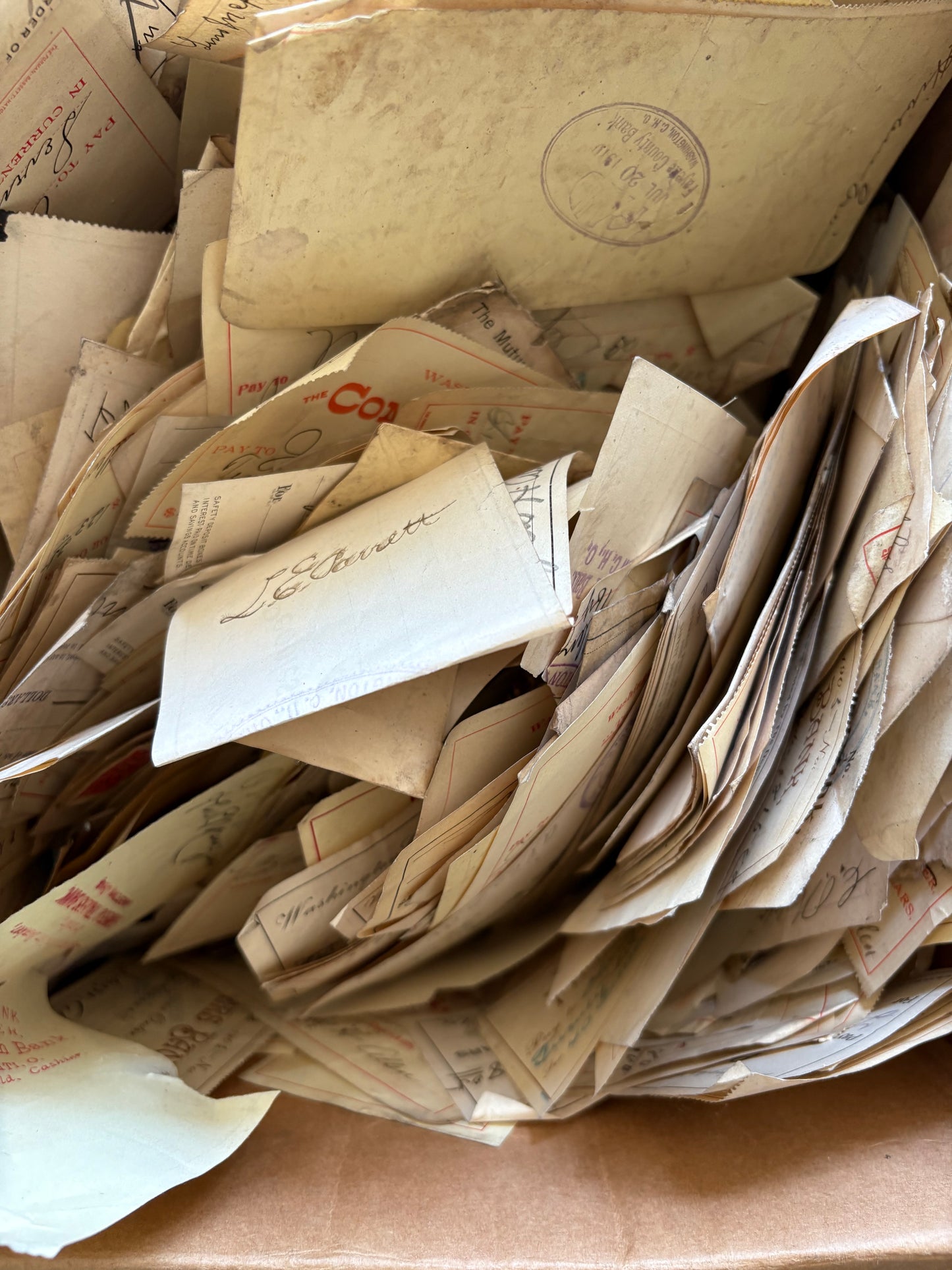 American paper ephemera | bank checks, receipts, and invoices from Ohio businesses dated between 1889 and 1916