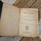 Vintage leather tabbed bible with pressed flower