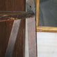 Antique primitive wooden corner shelf