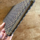 Antique early fabric covered school book