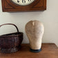 Antique canvas mannequin head form