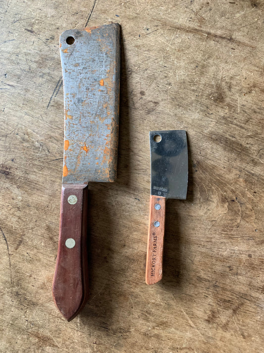 Vintage butcher knives