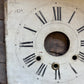 Early wooden clock face