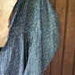 Antique victorian calico blue house dress